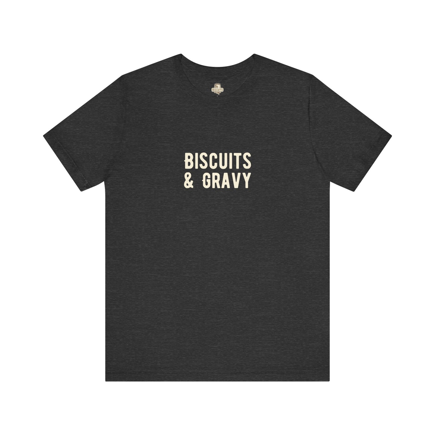 Biscuits & Gravy Original Tee (Heather Dark Grey)