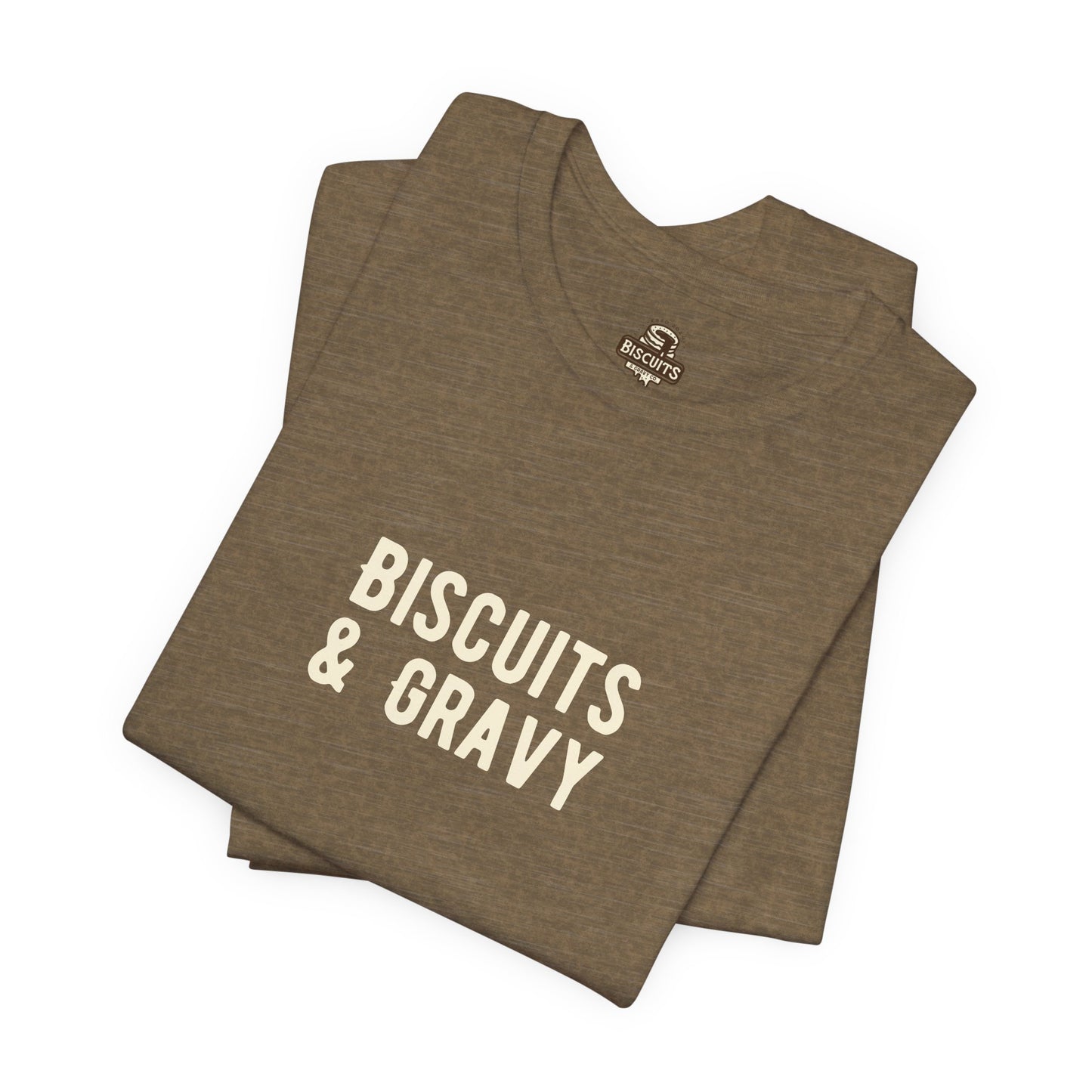Biscuits & Gravy Original Tee (Heather Olive)